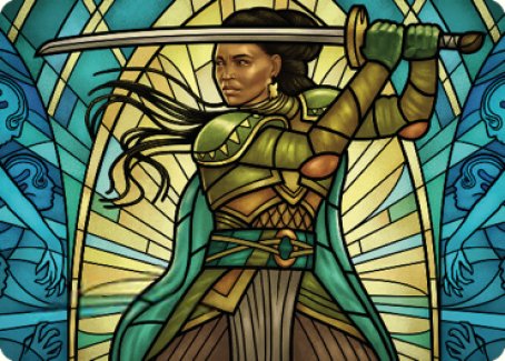 Shanna, Purifying Blade Art Card 2 [Dominaria United Art Series] | RetroPlay Games