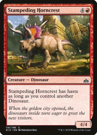Stampeding Horncrest [Rivals of Ixalan] | RetroPlay Games