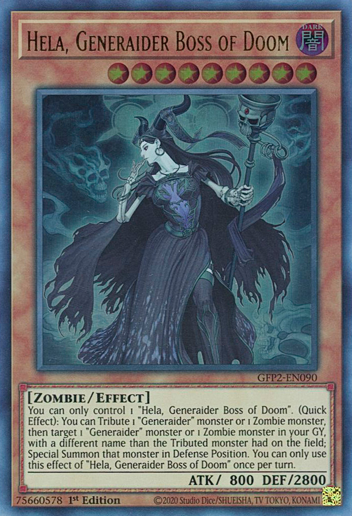 Hela, Generaider Boss of Doom [GFP2-EN090] Ultra Rare | RetroPlay Games