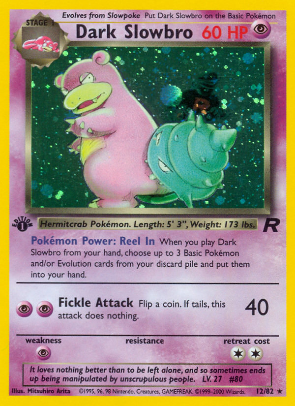 Dark Slowbro (12/82) [Team Rocket 1st Edition] | RetroPlay Games