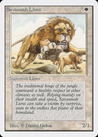 Savannah Lions [Unlimited Edition] | RetroPlay Games