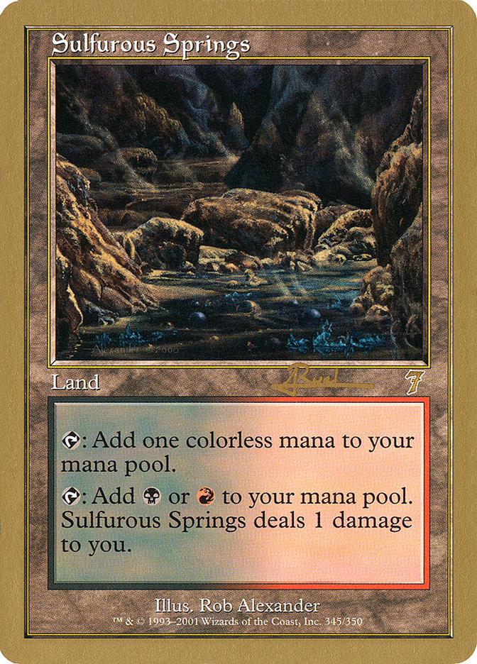 Sulfurous Springs (Antoine Ruel) [World Championship Decks 2001] | RetroPlay Games