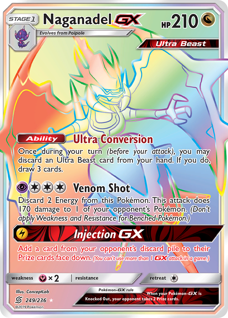 Naganadel GX (249/236) [Sun & Moon: Unified Minds] | RetroPlay Games