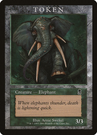 Elephant Token (Odyssey) [Magic Player Rewards 2002] | RetroPlay Games