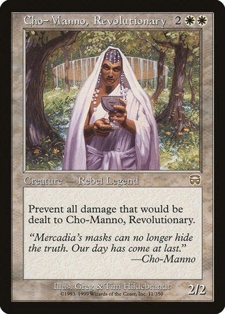 Cho-Manno, Revolutionary [Mercadian Masques] | RetroPlay Games