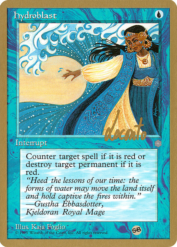 Hydroblast (Michael Loconto) (SB) [Pro Tour Collector Set] | RetroPlay Games