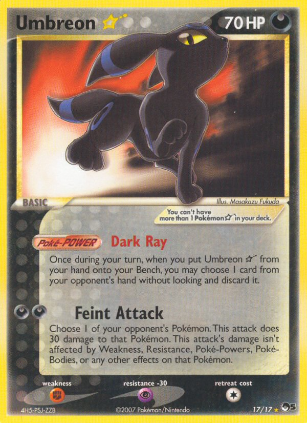 Umbreon Star (17/17) [POP Series 5] | RetroPlay Games