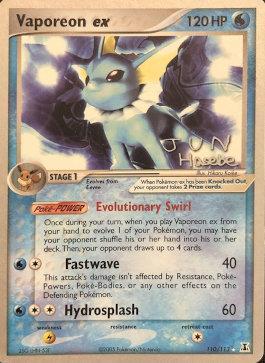 Vaporeon ex (110/113) (Flyvees - Jun Hasebe) [World Championships 2007] | RetroPlay Games