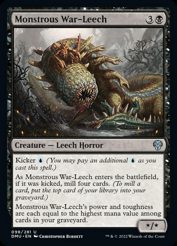 Monstrous War-Leech [Dominaria United] | RetroPlay Games