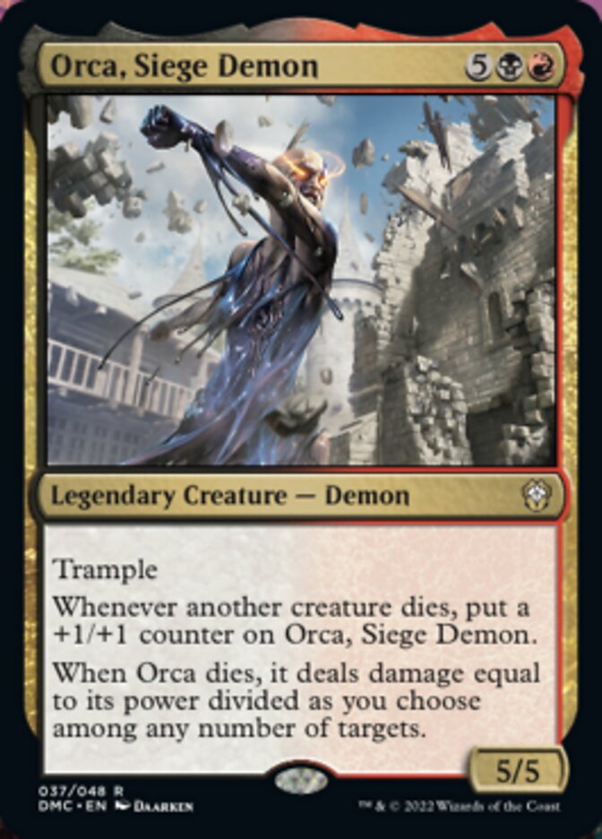 Orca, Siege Demon [Dominaria United Commander] | RetroPlay Games