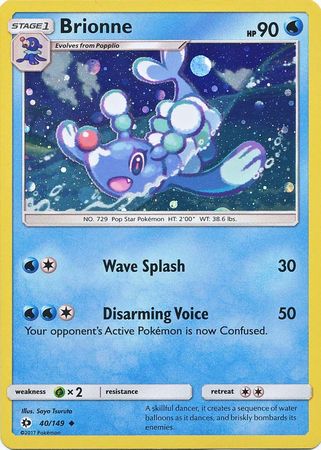 Brionne (40/149) (Cosmos Holo) [Sun & Moon: Base Set] | RetroPlay Games