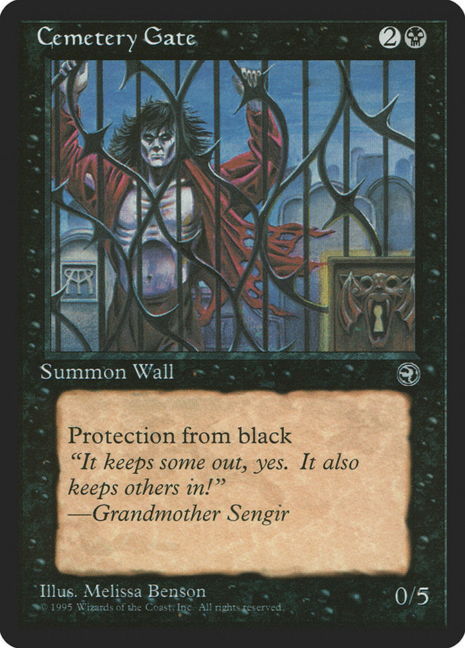 Cemetery Gate (Grandmother Sengir Flavor Text) [Homelands] | RetroPlay Games