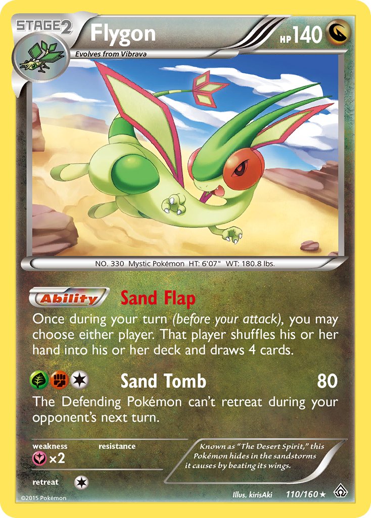 Flygon (110/160) (Cosmos Holo) (Blister Exclusive) [XY: Primal Clash] | RetroPlay Games