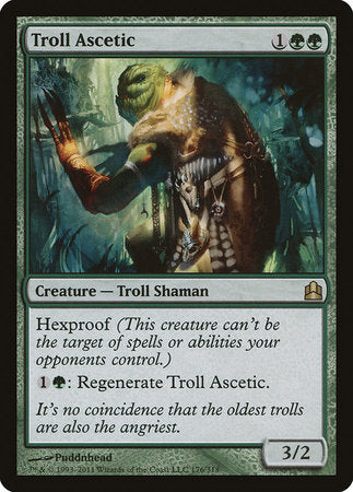 Troll Ascetic [Commander 2011] | RetroPlay Games