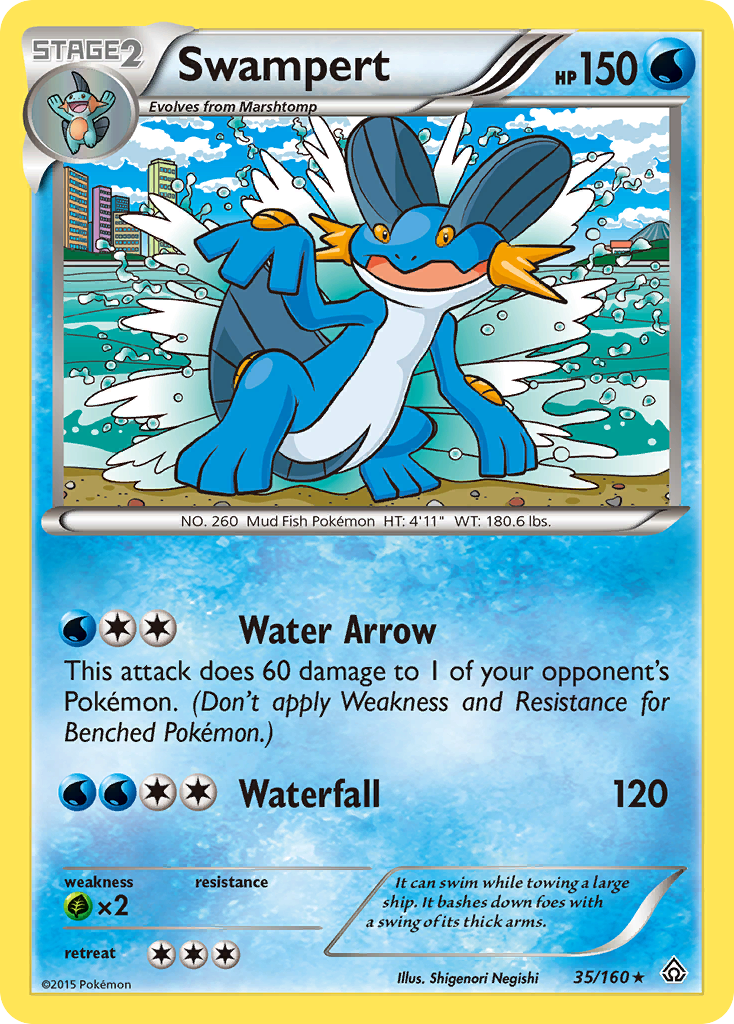 Swampert (35/160) [XY: Primal Clash] | RetroPlay Games