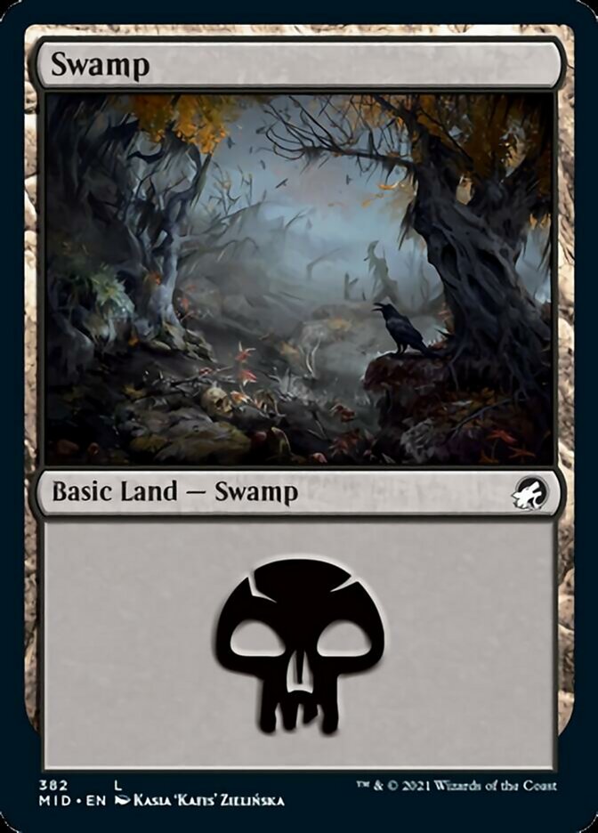 Swamp (382) [Innistrad: Midnight Hunt] | RetroPlay Games