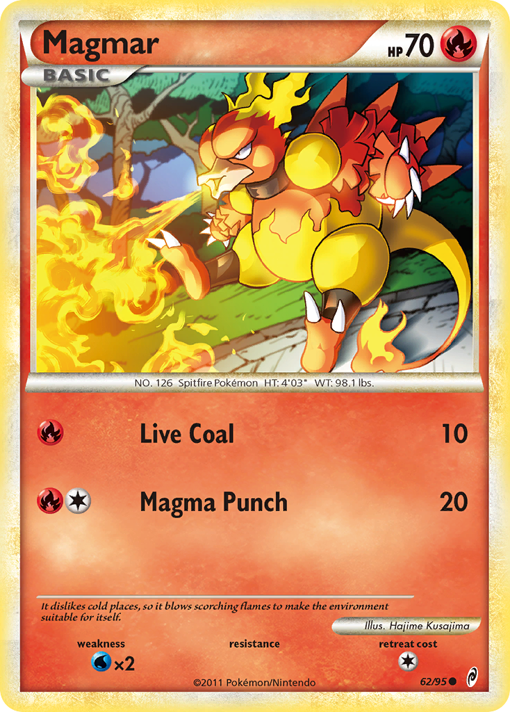 Magmar (62/95) [HeartGold & SoulSilver: Call of Legends] | RetroPlay Games