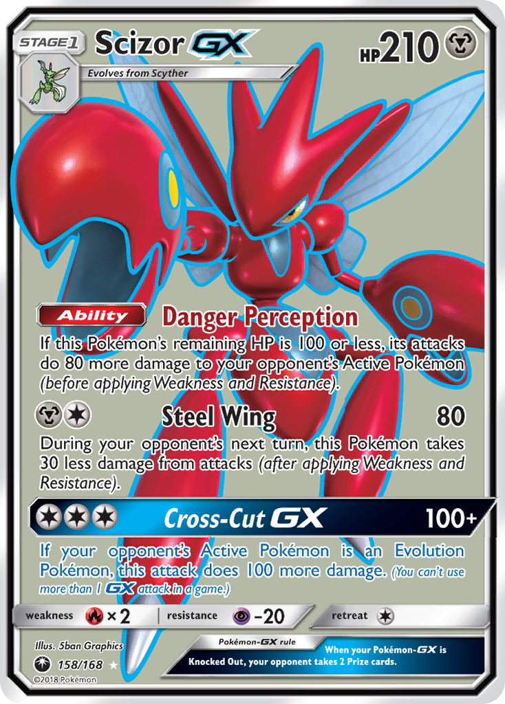 Scizor GX (158/168) [Sun & Moon: Celestial Storm] | RetroPlay Games