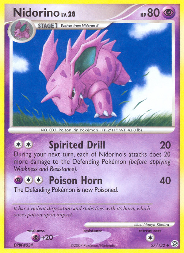 Nidorino (57/132) [Diamond & Pearl: Secret Wonders] | RetroPlay Games