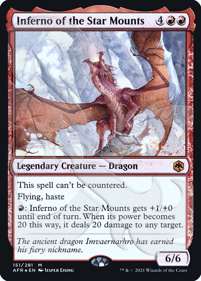 Inferno of the Star Mounts (Ampersand Promo) [Dungeons & Dragons: Adventures in the Forgotten Realms Promos] | RetroPlay Games