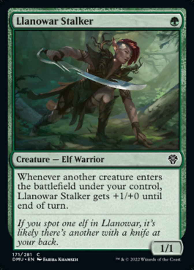 Llanowar Stalker [Dominaria United] | RetroPlay Games