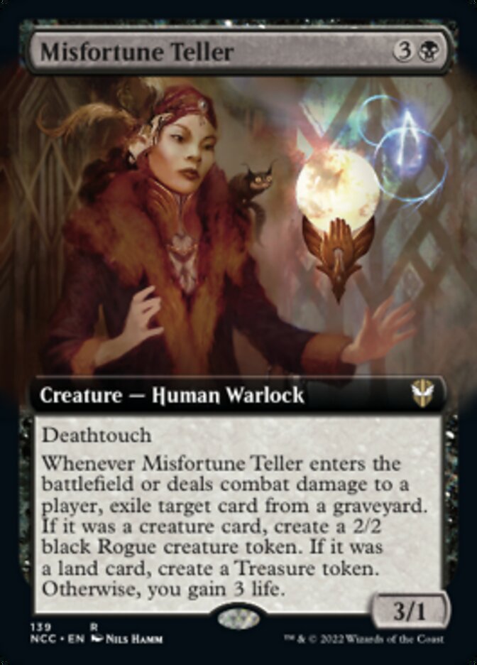 Misfortune Teller (Extended Art) [Streets of New Capenna Commander] | RetroPlay Games