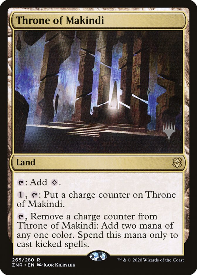 Throne of Makindi (Promo Pack) [Zendikar Rising Promos] | RetroPlay Games