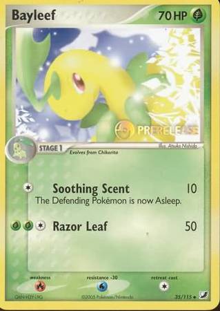 Bayleef (35/115) (Prerelease Promo) [Nintendo: Black Star Promos] | RetroPlay Games