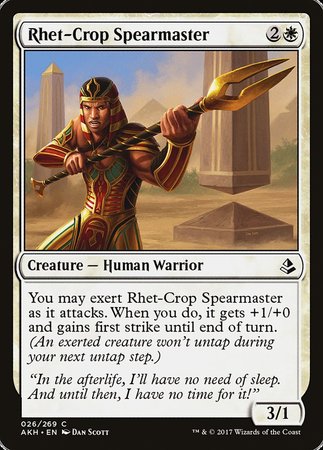 Rhet-Crop Spearmaster [Amonkhet] | RetroPlay Games