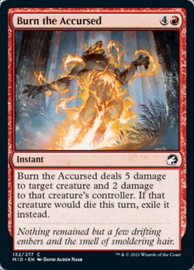 Burn the Accursed [Innistrad: Midnight Hunt] | RetroPlay Games