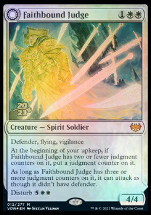 Faithbound Judge // Sinner's Judgment [Innistrad: Crimson Vow Prerelease Promos] | RetroPlay Games