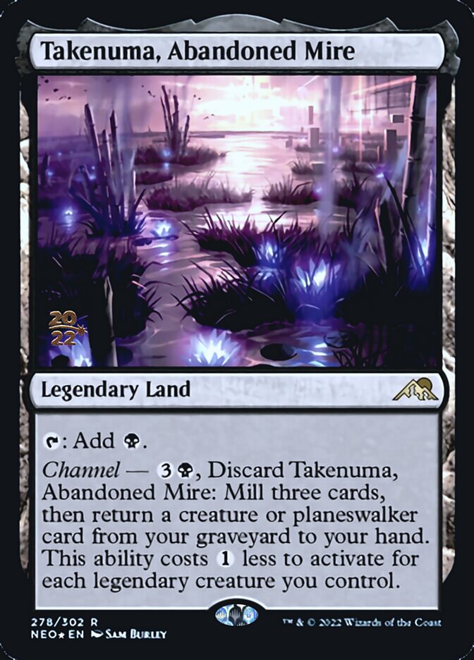 Takenuma, Abandoned Mire [Kamigawa: Neon Dynasty Prerelease Promos] | RetroPlay Games