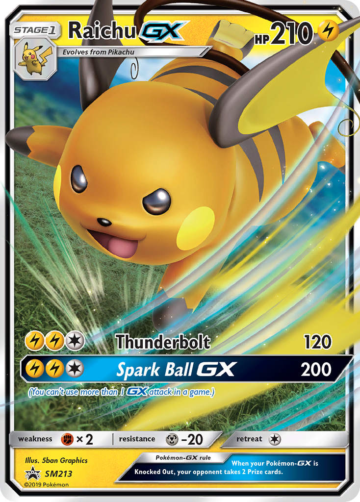 Raichu GX (SM213) [Sun & Moon: Black Star Promos] | RetroPlay Games