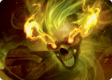 Flameskull Art Card [Dungeons & Dragons: Adventures in the Forgotten Realms Art Series] | RetroPlay Games