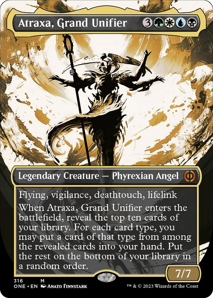 Atraxa, Grand Unifier (Borderless Ichor) [Phyrexia: All Will Be One] | RetroPlay Games