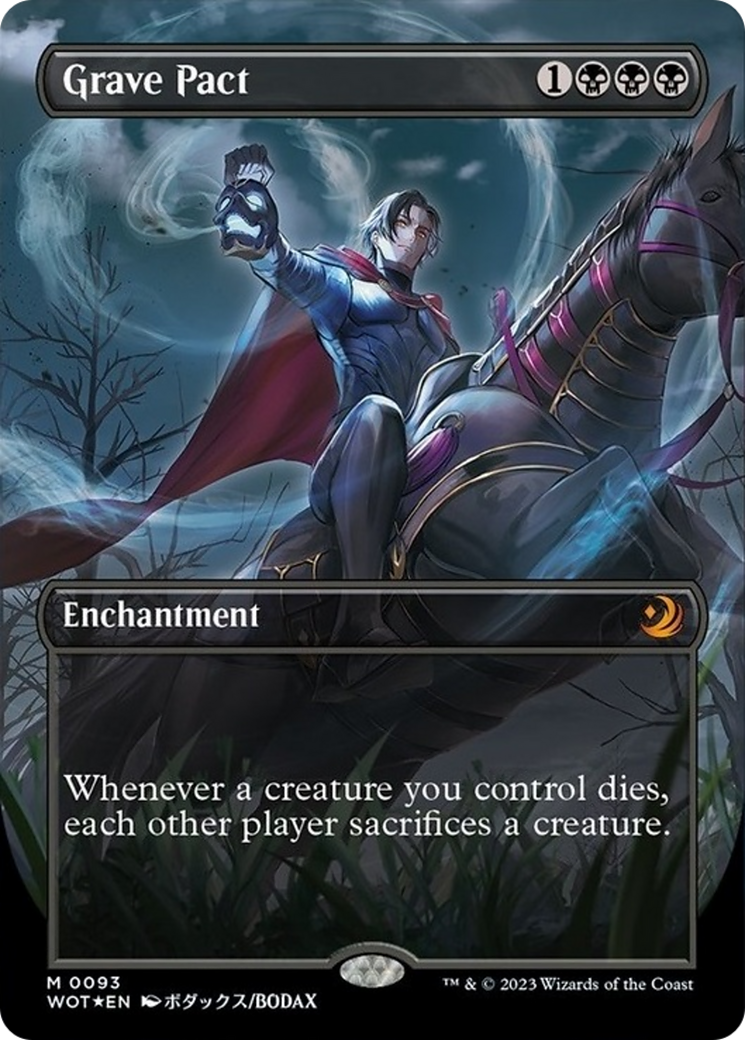 Grave Pact (Anime Borderless) (Confetti Foil) [Wilds of Eldraine: Enchanting Tales] | RetroPlay Games