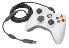 White Xbox 360 Wired Controller - Xbox 360 | RetroPlay Games