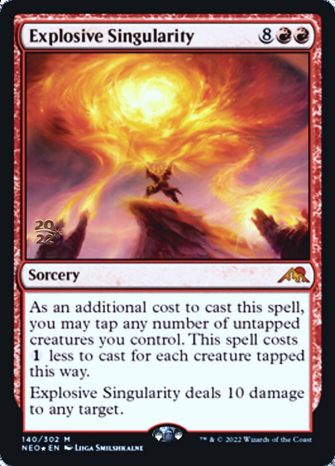 Explosive Singularity [Kamigawa: Neon Dynasty Prerelease Promos] | RetroPlay Games