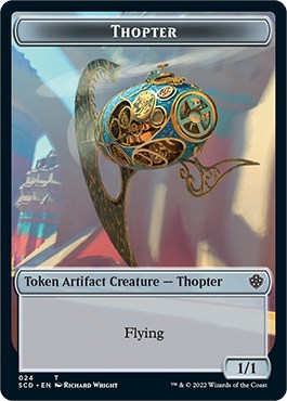 Cat Bird // Thopter Double-Sided Token [Starter Commander Decks] | RetroPlay Games