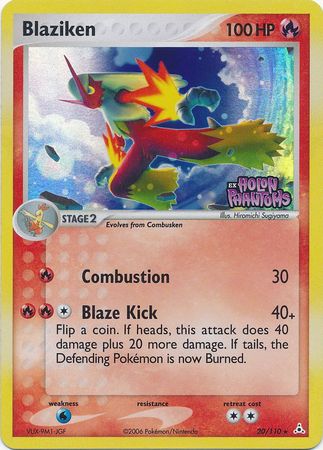 Blaziken (20/110) (Stamped) [EX: Holon Phantoms] | RetroPlay Games