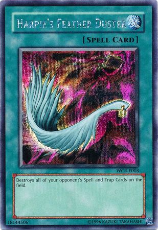 Harpie's Feather Duster [WC4-E003] Prismatic Secret Rare | RetroPlay Games