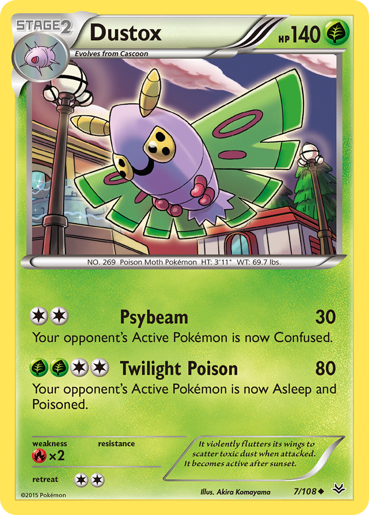 Dustox (7/108) [XY: Roaring Skies] | RetroPlay Games