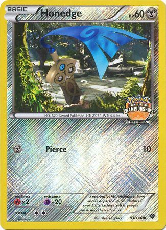 Honedge (83/146) (Regional Championship Promo) [XY: Base Set] | RetroPlay Games