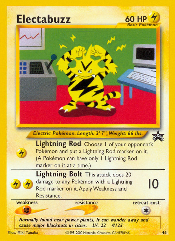 Electabuzz (46) [Wizards of the Coast: Black Star Promos] | RetroPlay Games