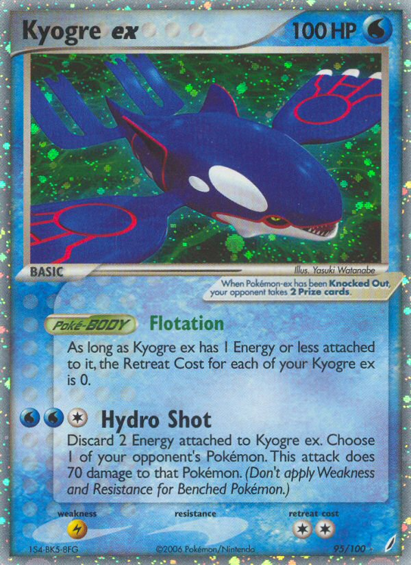 Kyogre ex (95/100) [EX: Crystal Guardians] | RetroPlay Games