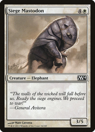 Siege Mastodon [Magic 2014] | RetroPlay Games