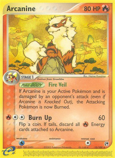 Arcanine (15/100) [EX: Sandstorm] | RetroPlay Games