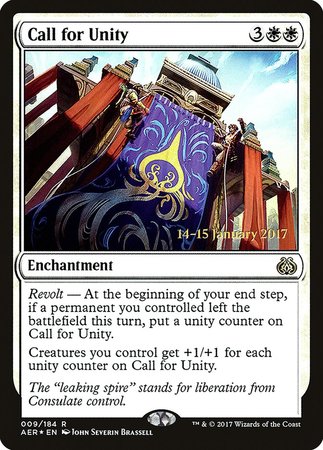 Call for Unity [Aether Revolt Promos] | RetroPlay Games