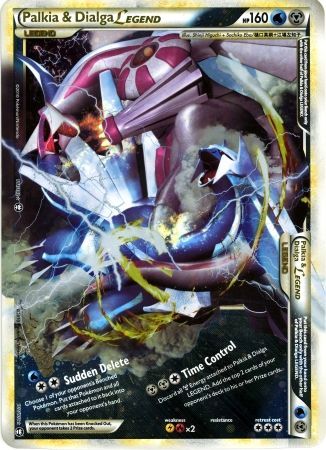 Palkia & Dialga LEGEND (101/102) (Jumbo Card) [HeartGold & SoulSilver: Triumphant] | RetroPlay Games