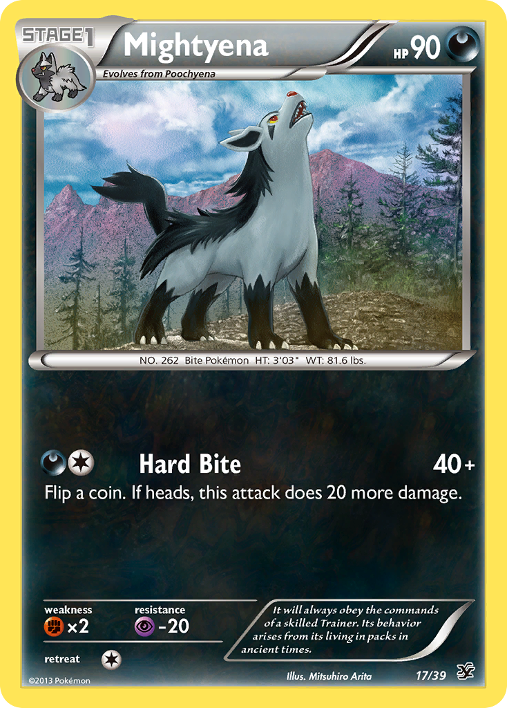 Mightyena (17/39) [XY: Kalos Starter Set] | RetroPlay Games